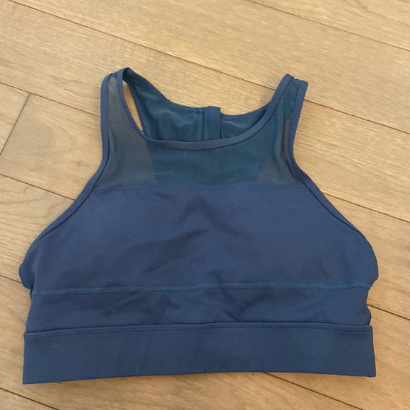 ZYIA All Star Bra Grey High Impact Full Coverage Large Blue - Picture 3 of 8